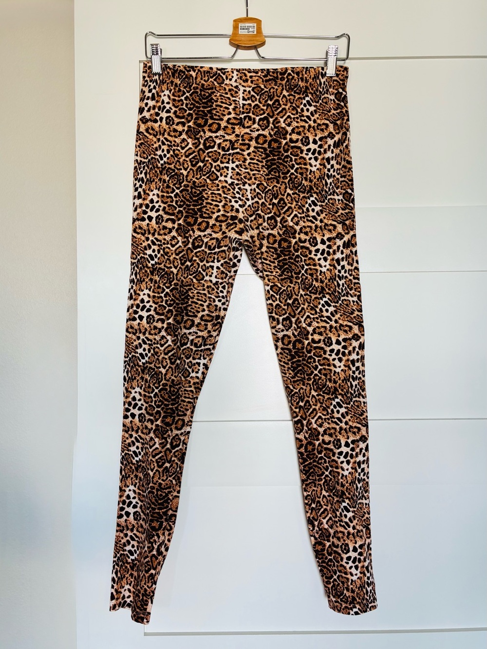 ASOS US 6 UK 10 Leopard Print Leggings High Rise Animal Print